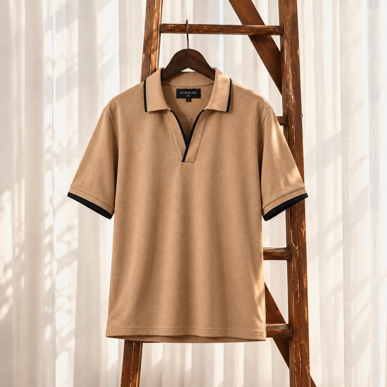 V-Neck Polo Tee